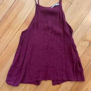Pull&Bear Maroon Tank